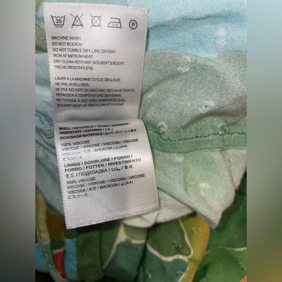 New! Farm Rio x Anthropologie Printed Tie-Front Ruffle Maxi Dress 🌴☀️ Small - Picture 15 of 15